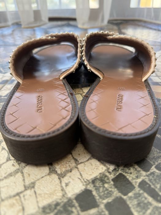 Продам шкіряні шльопанці, босоніжки, розмір 40