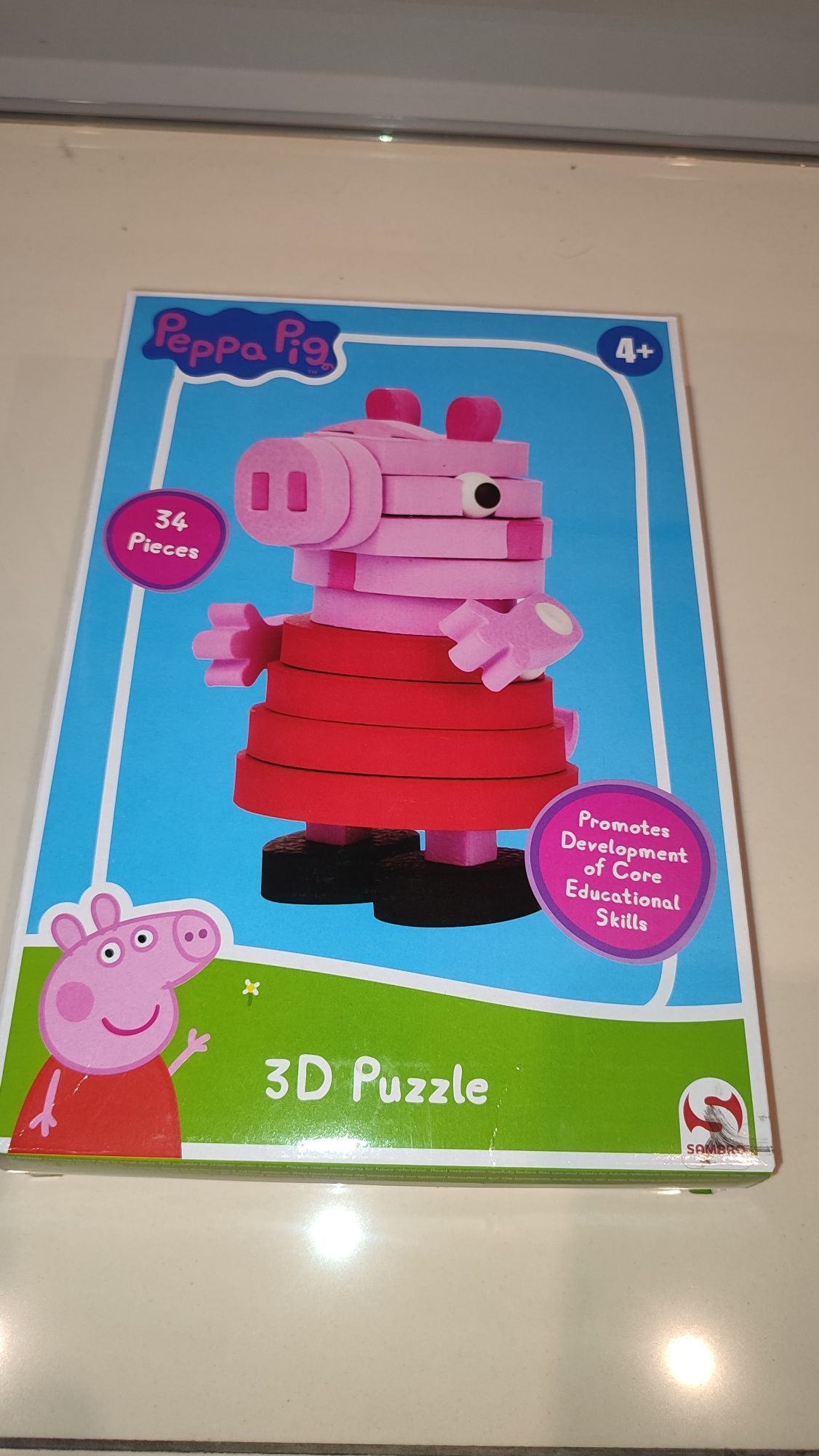 Puzzle piankowe 3D Peppa