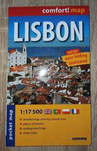 Lizbona plan miasta