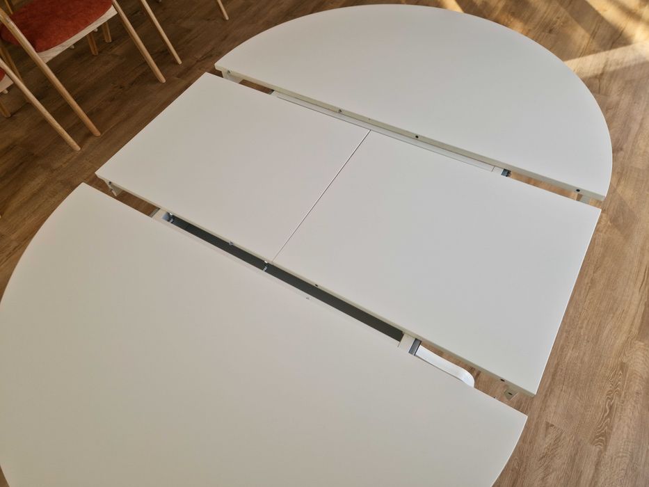 Stół IKEA INGATORP rozkładany biały 110/155 cm
