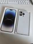 iPhone 14 Pro Max 128gb Silver Stan Idealny Oryg Bateria 94%