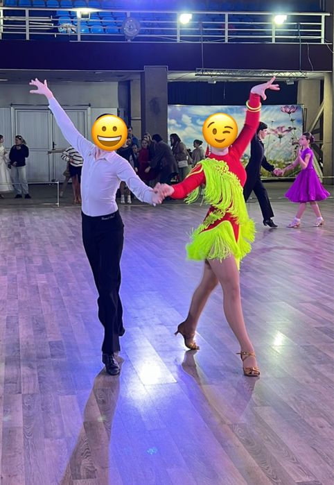 Сукня для бальних танців, латина, юніори