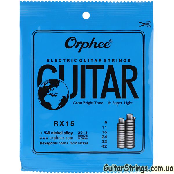 Струны Orphee для акустической, классической, электрогитары, поштучно