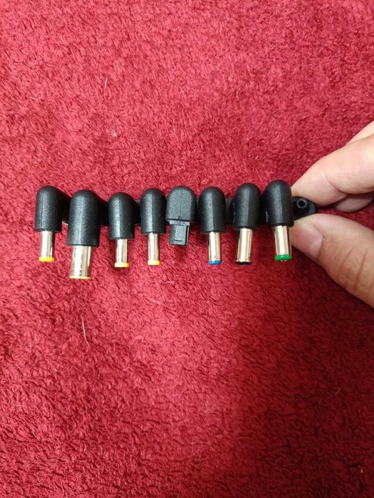 Набір адаптерів перехідників для роутерів та ноутбуків DC 5.5x2.1 мм