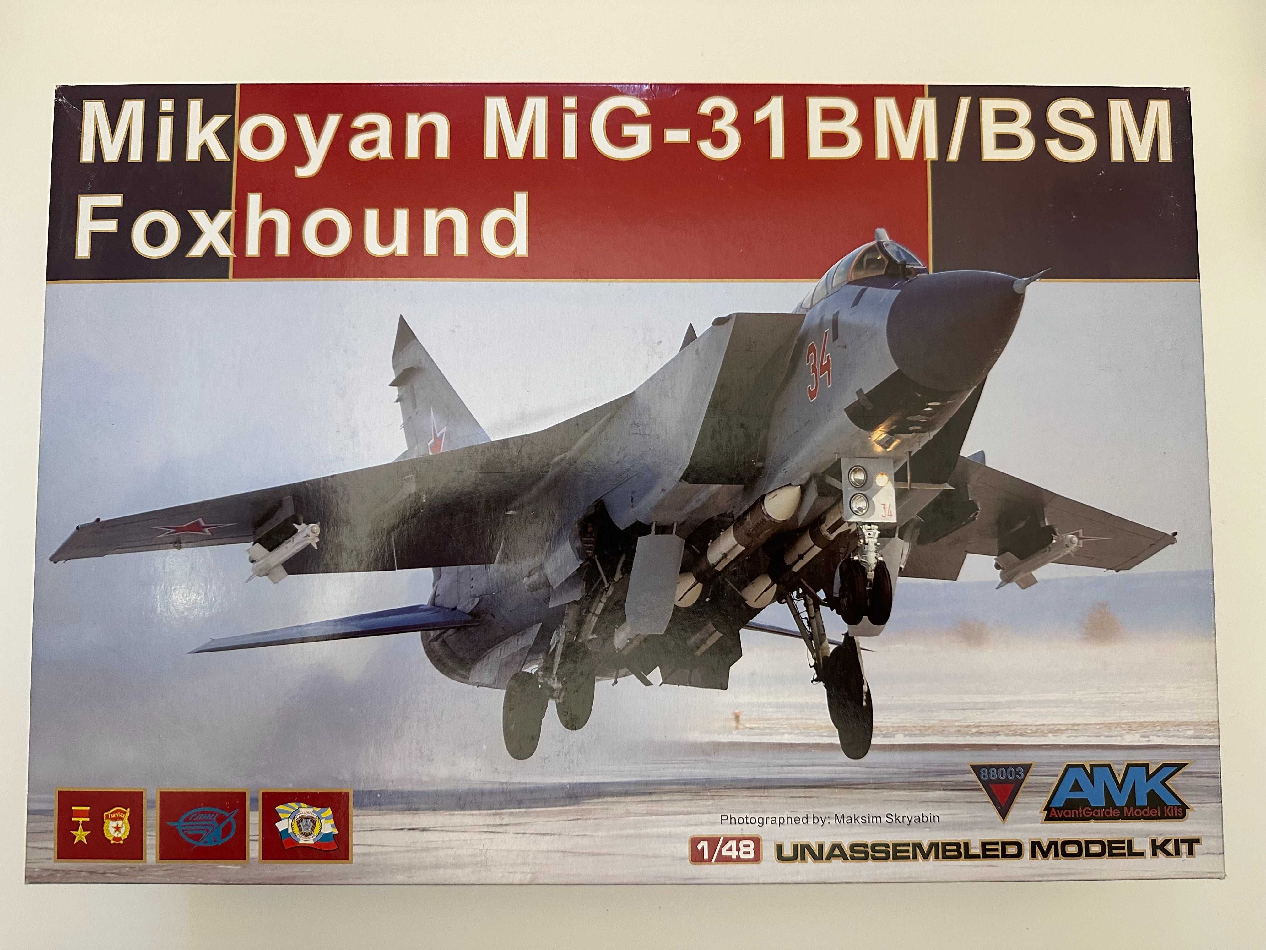 Mig-31 BM/BSM Foxhound, AMK 88003, 1:48