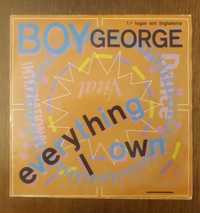 Boy George single em vinil "Everything I Own".