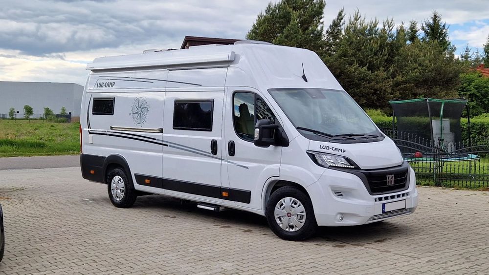 Fiat Ducato  kamper L4H3 LUB-CAMP 4os. opuszczane łóżko Democar kempingowy