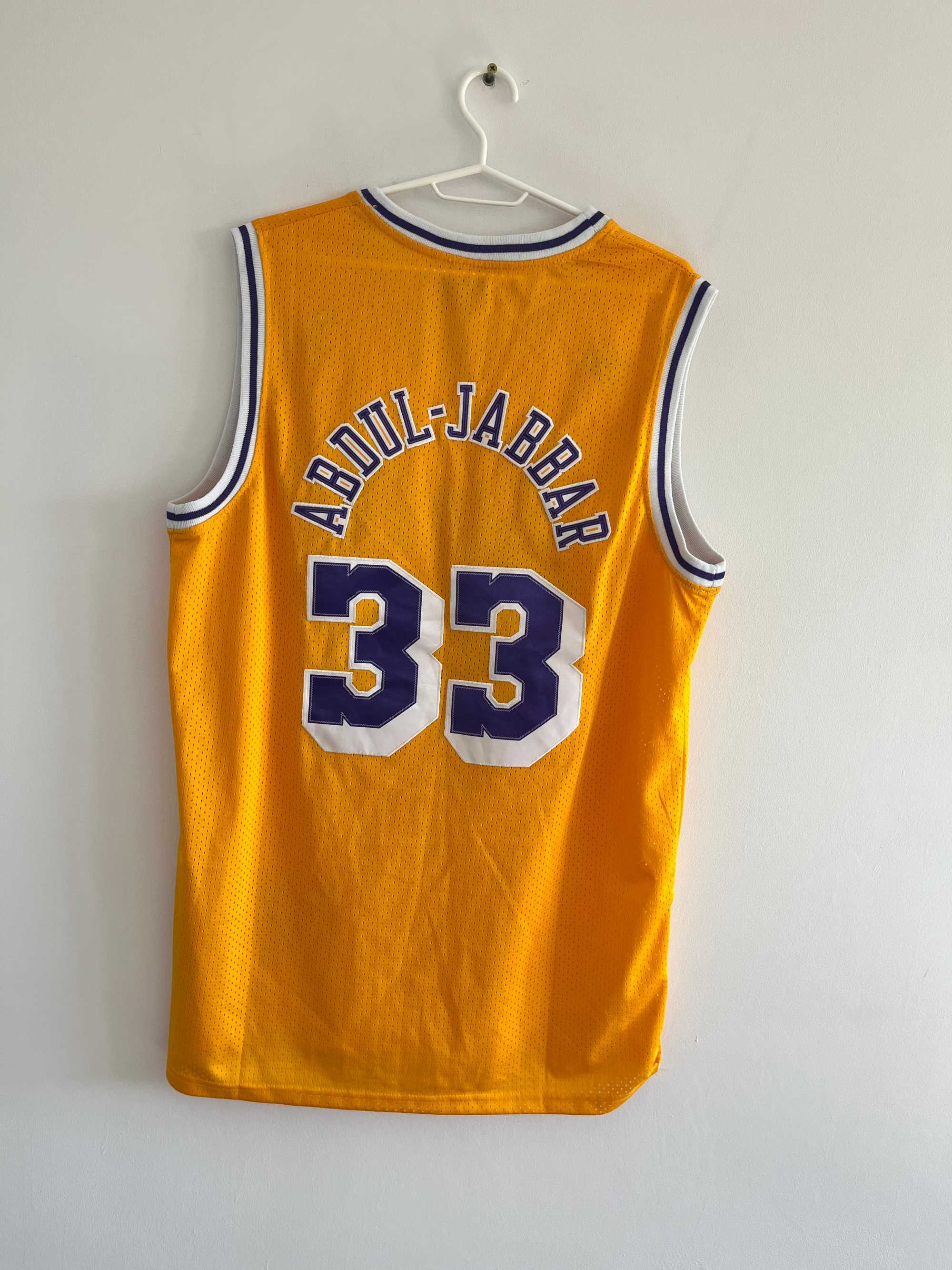 Koszulka do koszykówki Podkoszulek Adidas NBA Lakers Abdul-Jabbar XXL