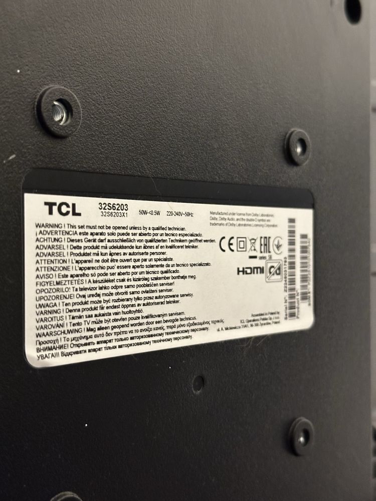 Telewizor TCL 32 cale – dobry stan