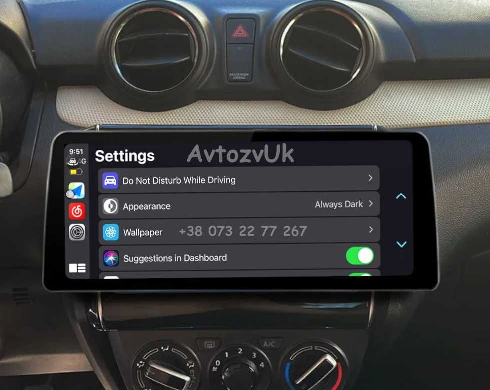 Магнитола SWIFT Suzuki LIANA Свифт Лиана GPS 2 дин CarPlay Android 13