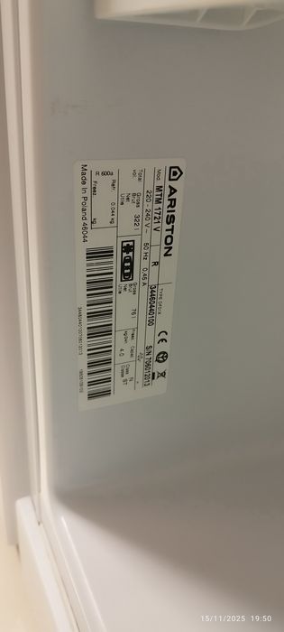 Frigorífico Ariston