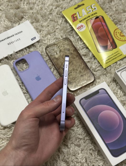 Apple iPhone 12 mini 256GB Purple ~ 90% Neverlock