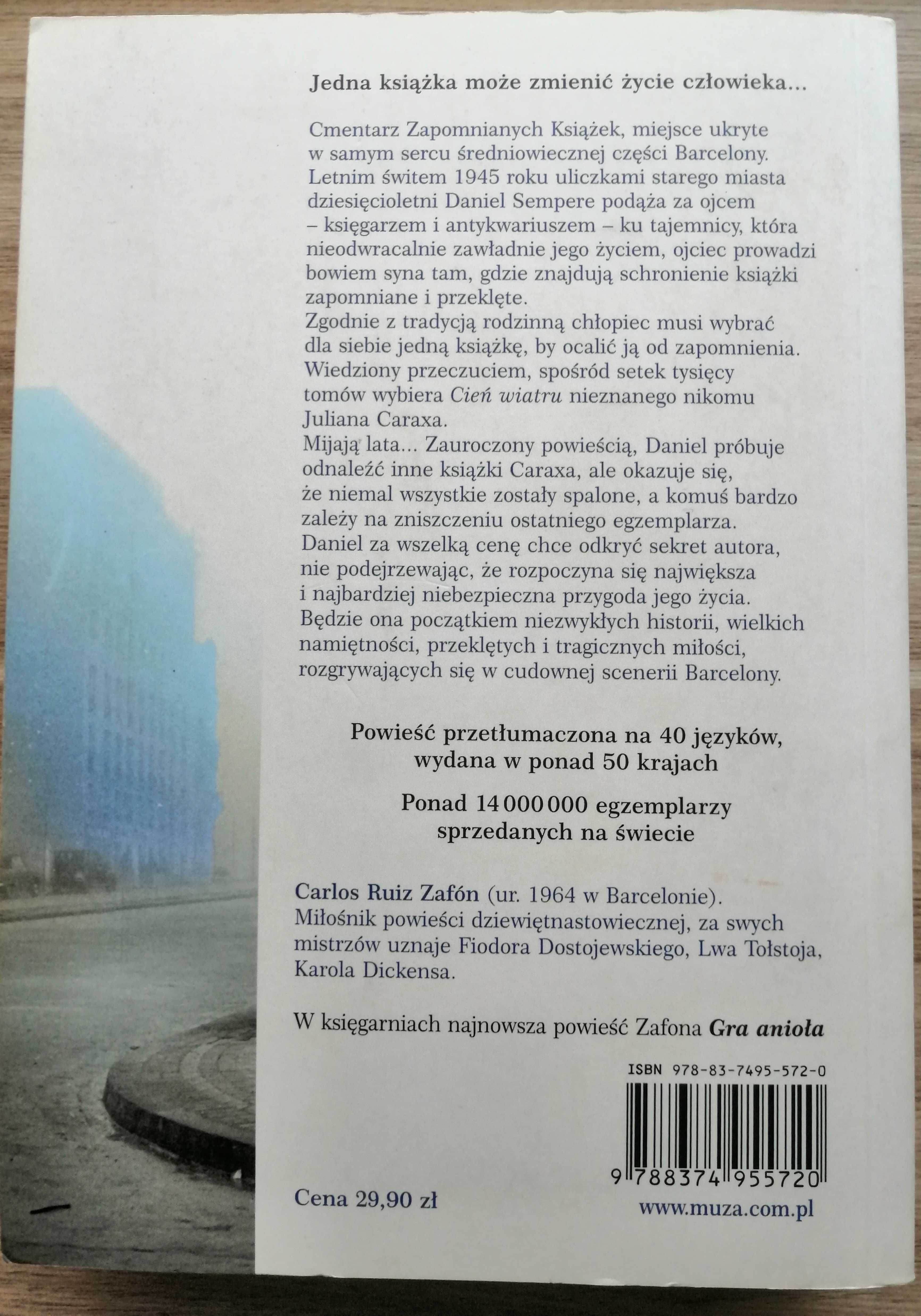 Cień wiatru, Carlos Ruiz Zafon