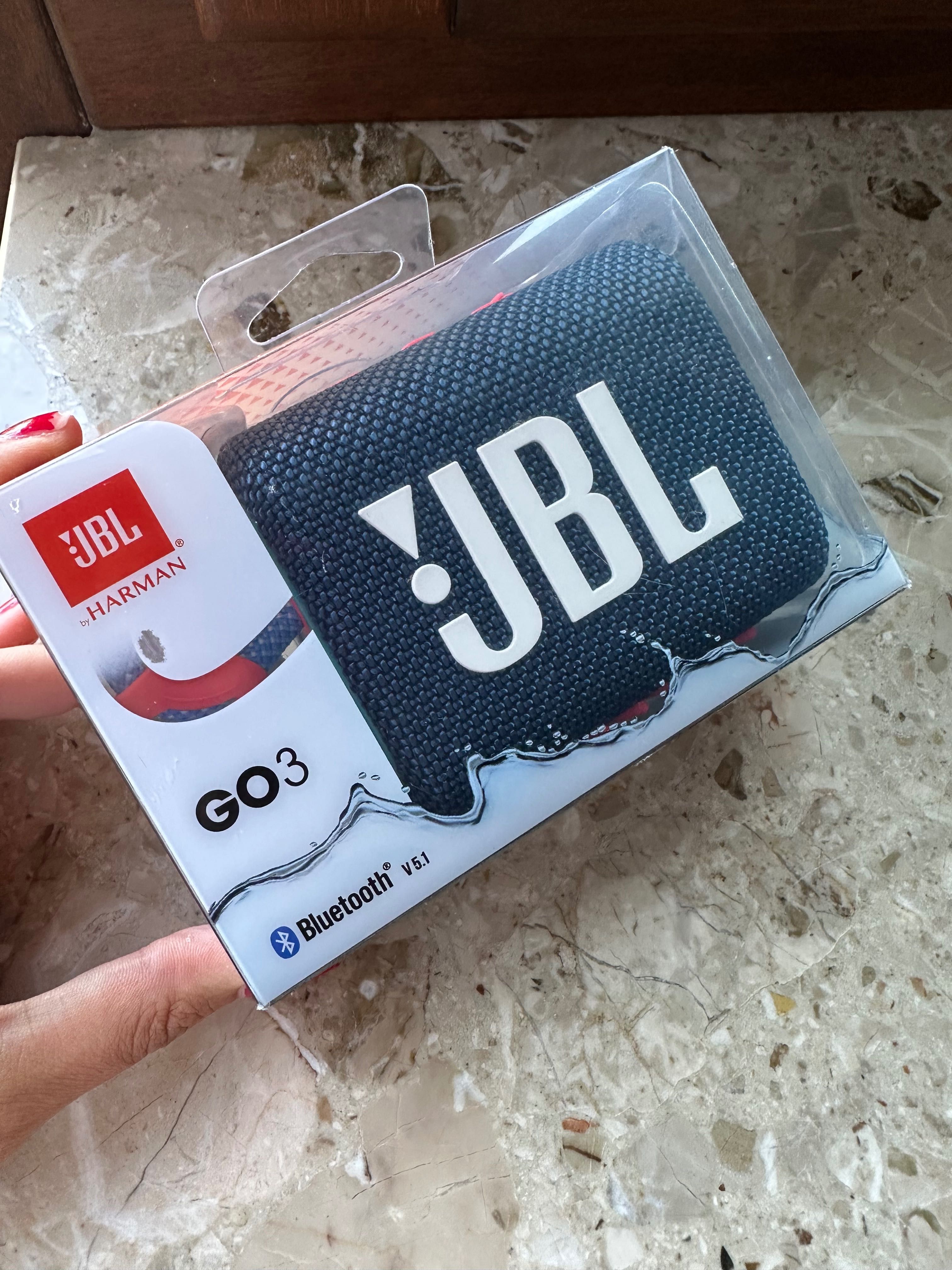 JBL GO 3 w kolorze granatowym, nowy
