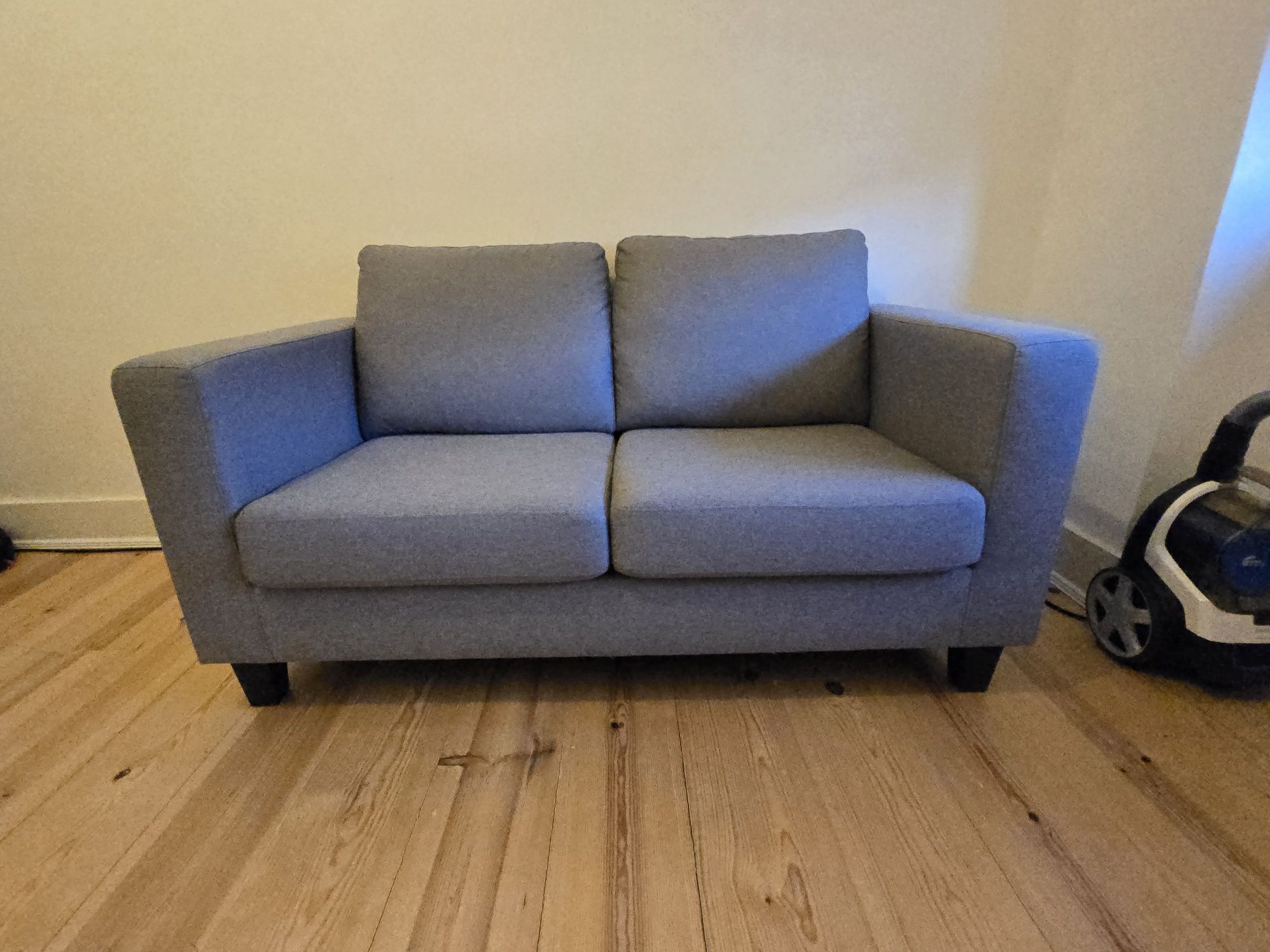Sofá Sofa DORMUS Larry (2 Lugares - Cinzento - 150x79x85 cm)