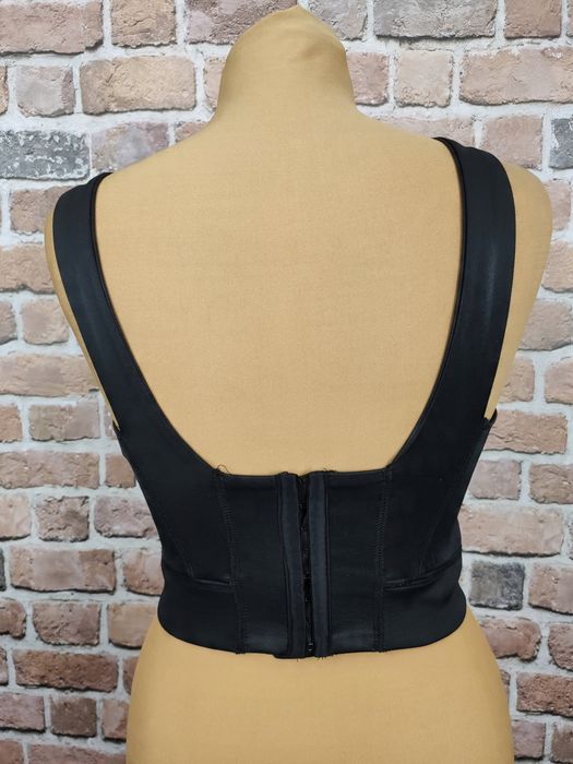 Never denim czarny sportowy biustonosz rozm. S