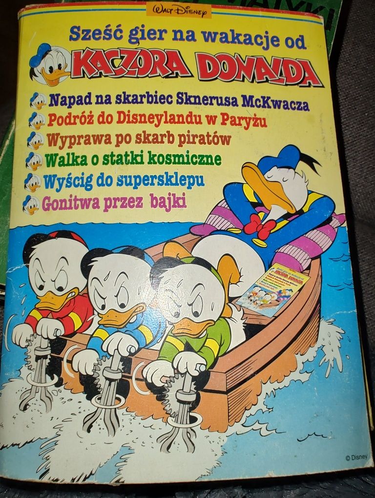 Kaczor Donald sześć gier na wakacje Walt Disney