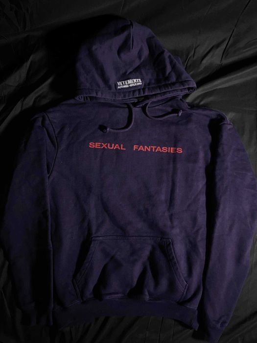 Худи Vetements Sexual Fantasies