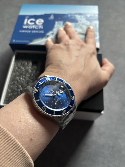 Zegarek damski Ice-watch Cosmos Blue Swarovski + bransoletka