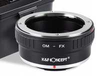 Adapter Olympus OM na FX Fuji X-Pro1 XPro1 X Pro1 i inne K&F Concept
