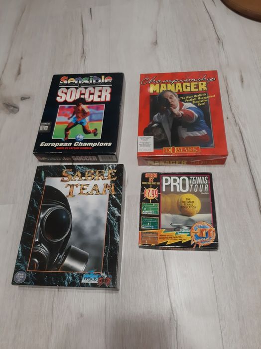 Zestaw starych gier na Atari ST. Gorące tytuły.