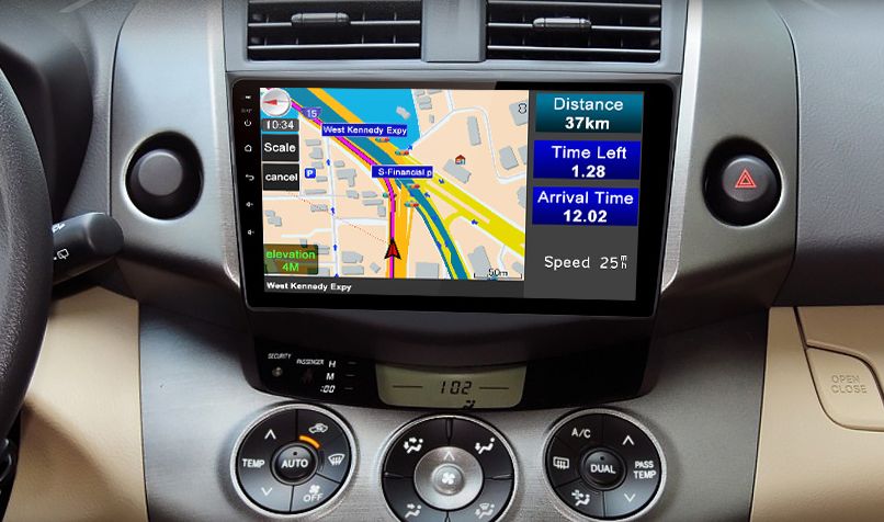 Radio nawigacja Toyota RAV4 2007=2013 Android  Bluetooth GPS WiFi
