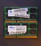 Pamięć 2szt 2GB DDR3L DDR3 DDRIII 10600s 1333MHz SO-DIMM Laptop gratis