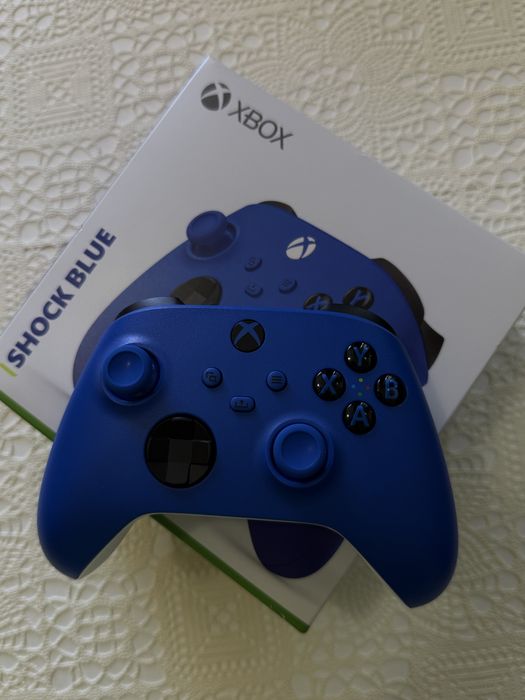 Comando XBOX modelo SHOCK BLUE