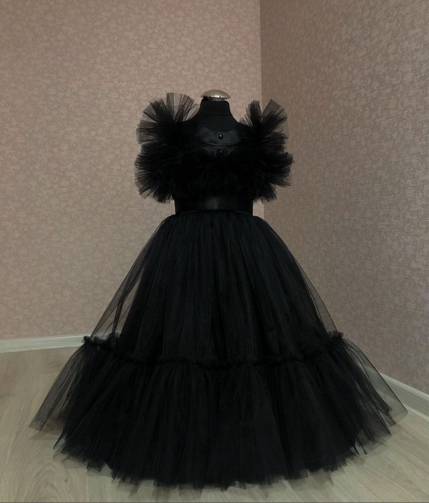 Сукня, плаття чорне, святкова сукня Венздей