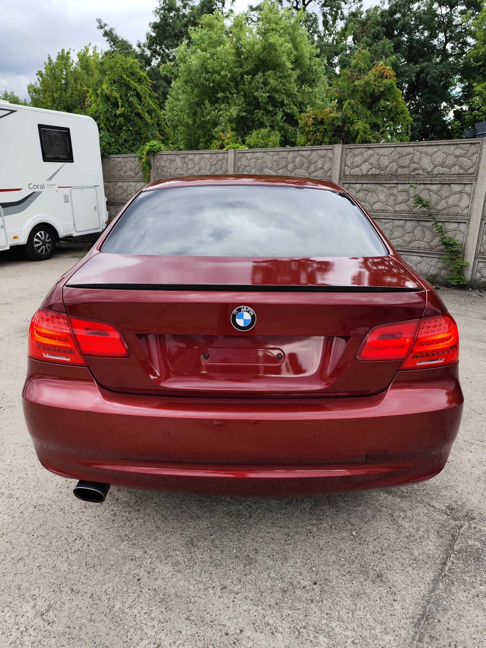 BMW e92, 2.0i 170km, Vermillionrot Metallic, Automat, Niski przebieg!