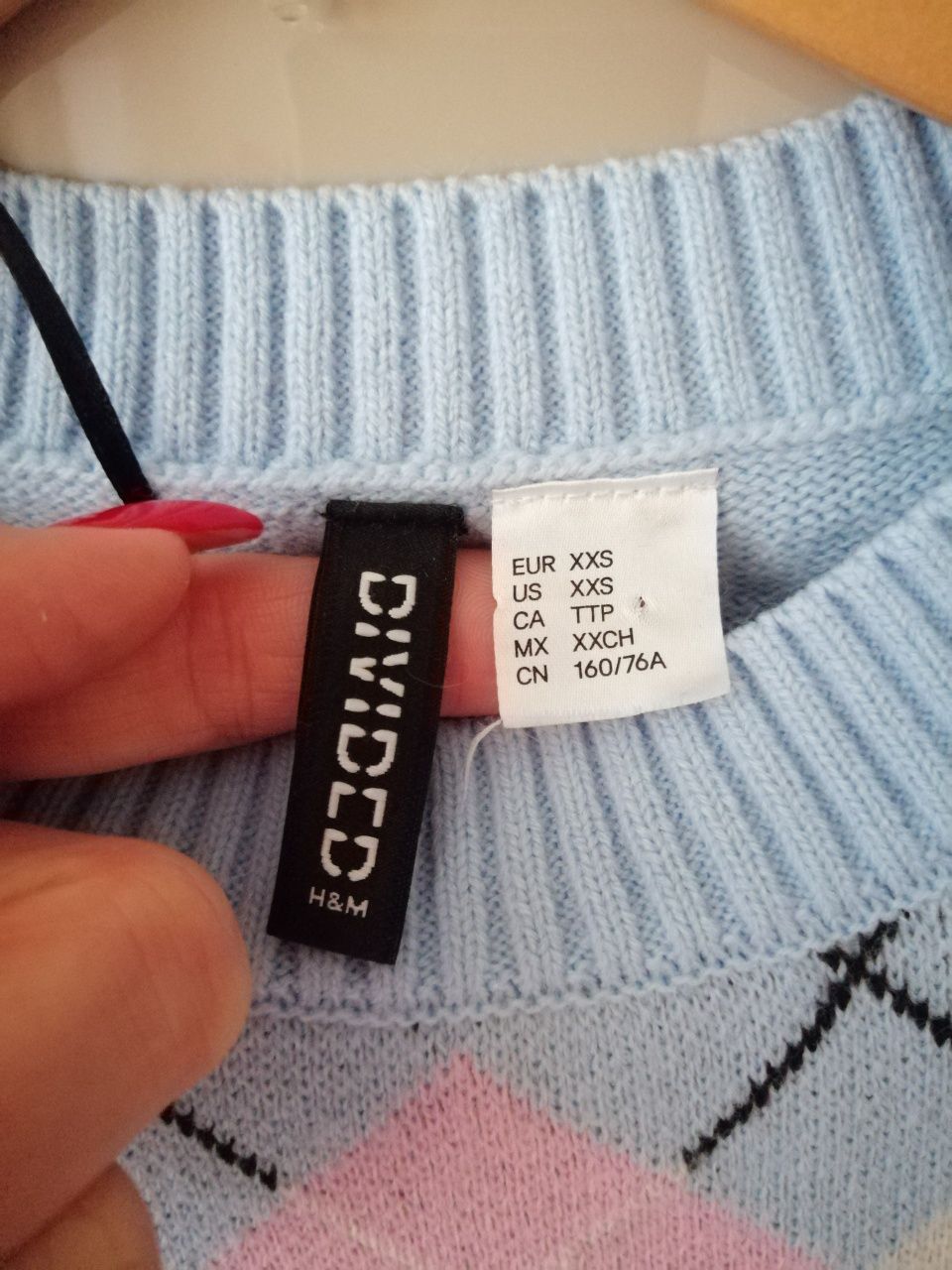 REZERWACJA Krótki sweterek XXS H&M