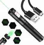 Wskaźnik laserowy zielony zasilanie micro usb geltor