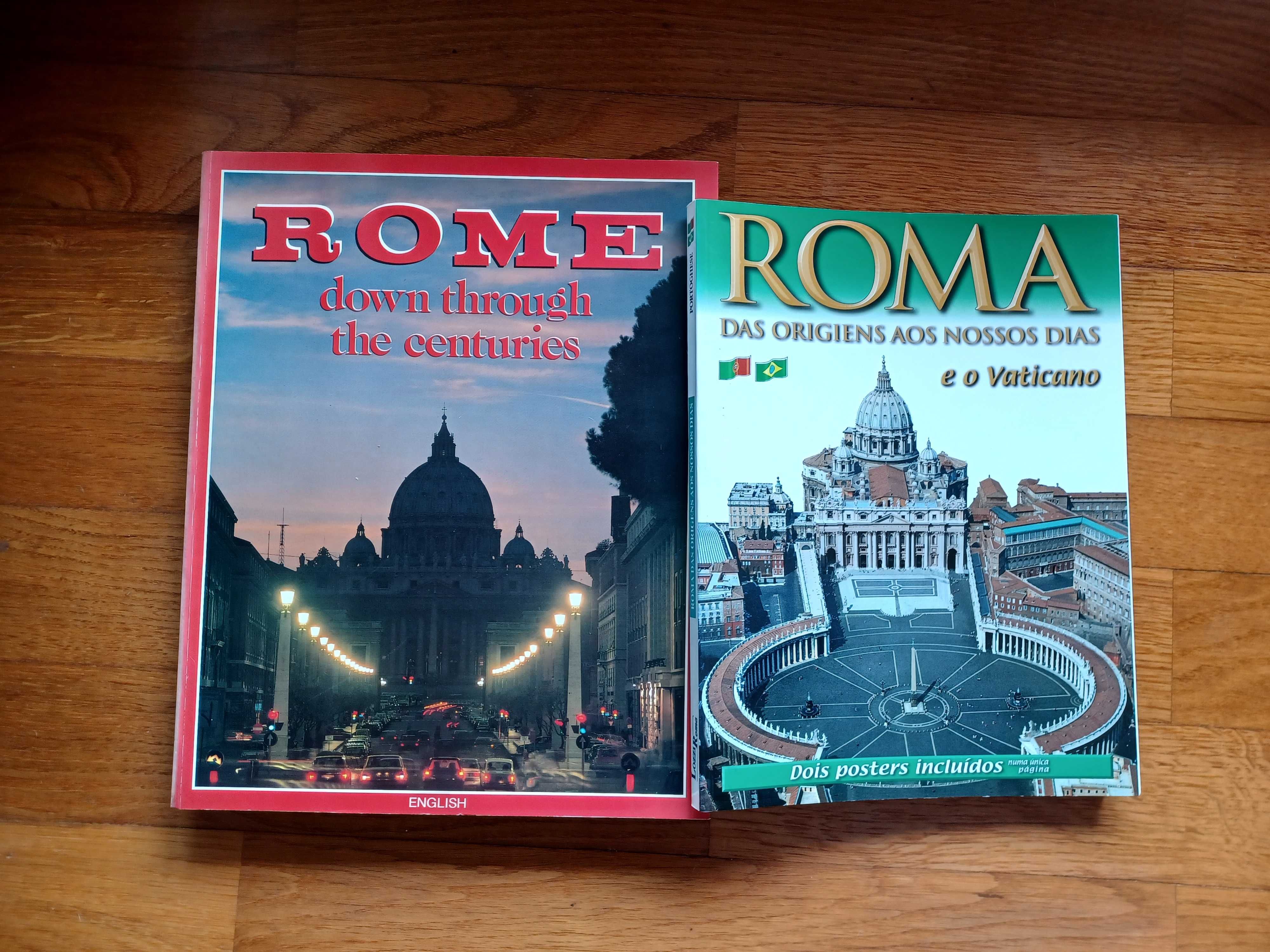 Livros sobre Roma - em Inglês e em português