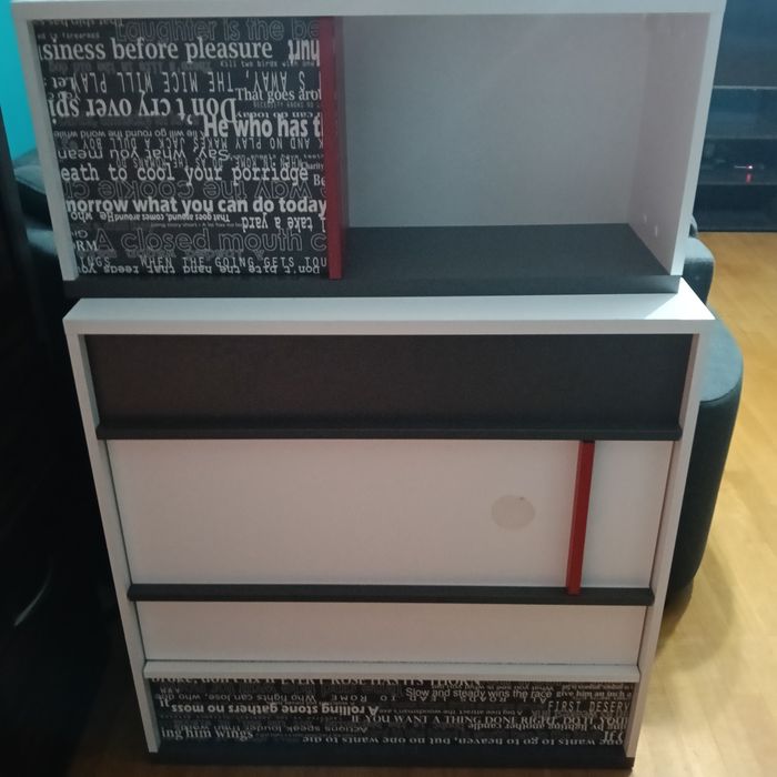 Komoda + szafka wisząca