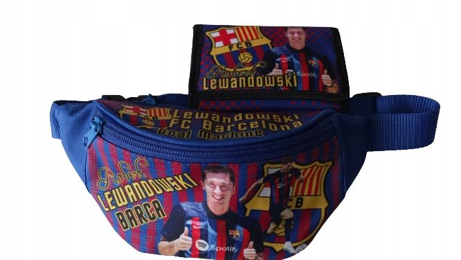 Saszetka Nerka + Portfel Lewandowski Fc Barcelona