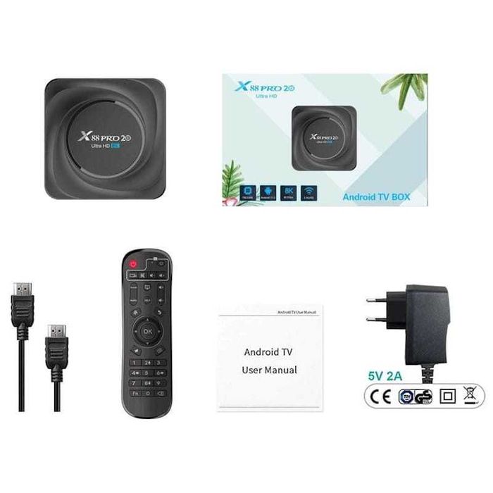 [NOVO] Box X88 Pro 20 4GB RAM 32GB ROM 4K Android 11