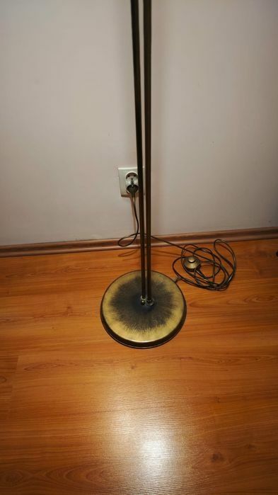 Lampa wisząca (żyrandol) plus lampa podłogowa stojąca