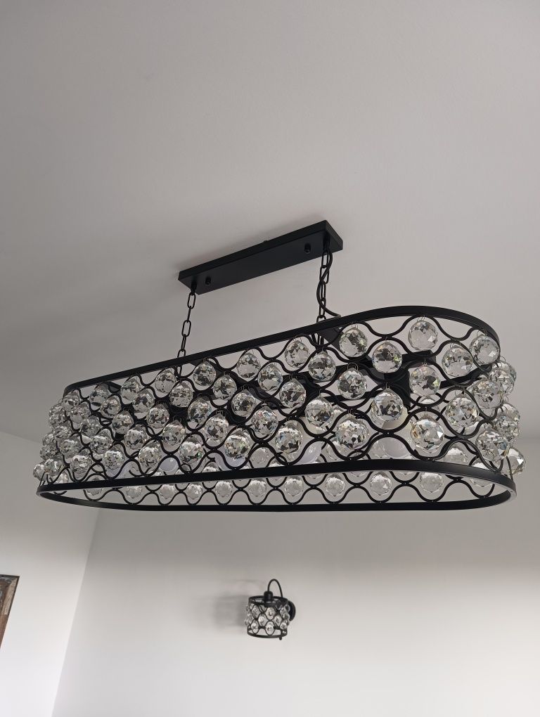 Lampa z dwoma kinkietami