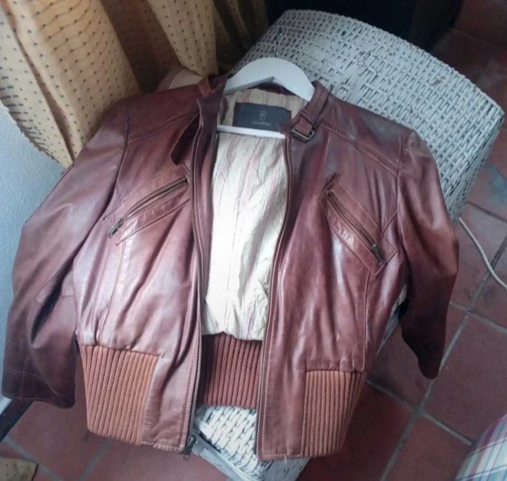 Casaco pele curto da casa das peles