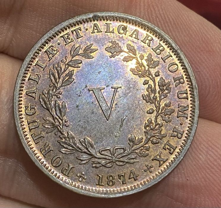 Moeda V Reis D LUIS I - 1874