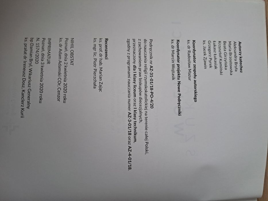 ,,Szukam wolnosci" podrecznik do religii