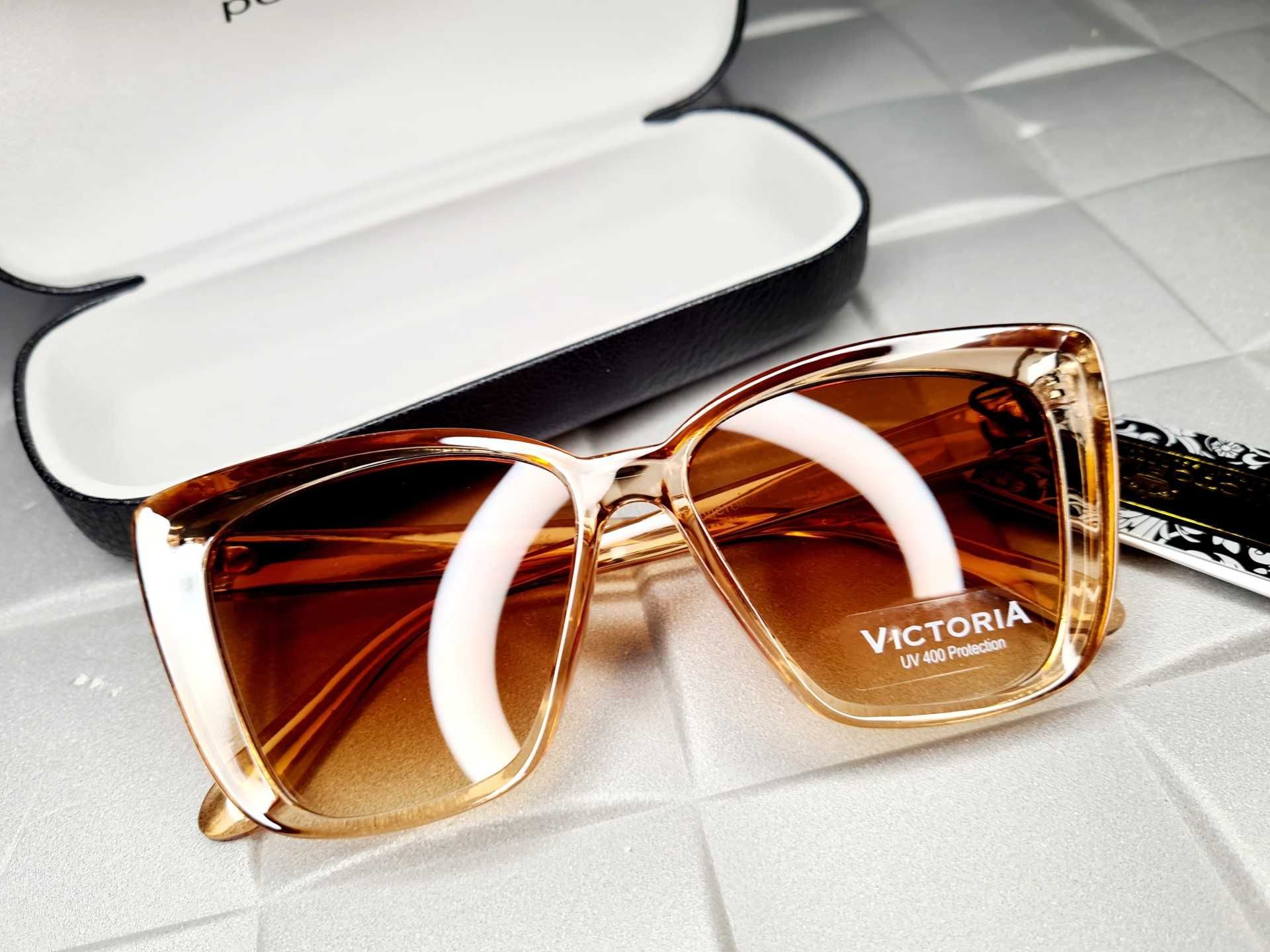 Damskie okulary przeciwsłoneczna Victoria nowe filtr UV 400
