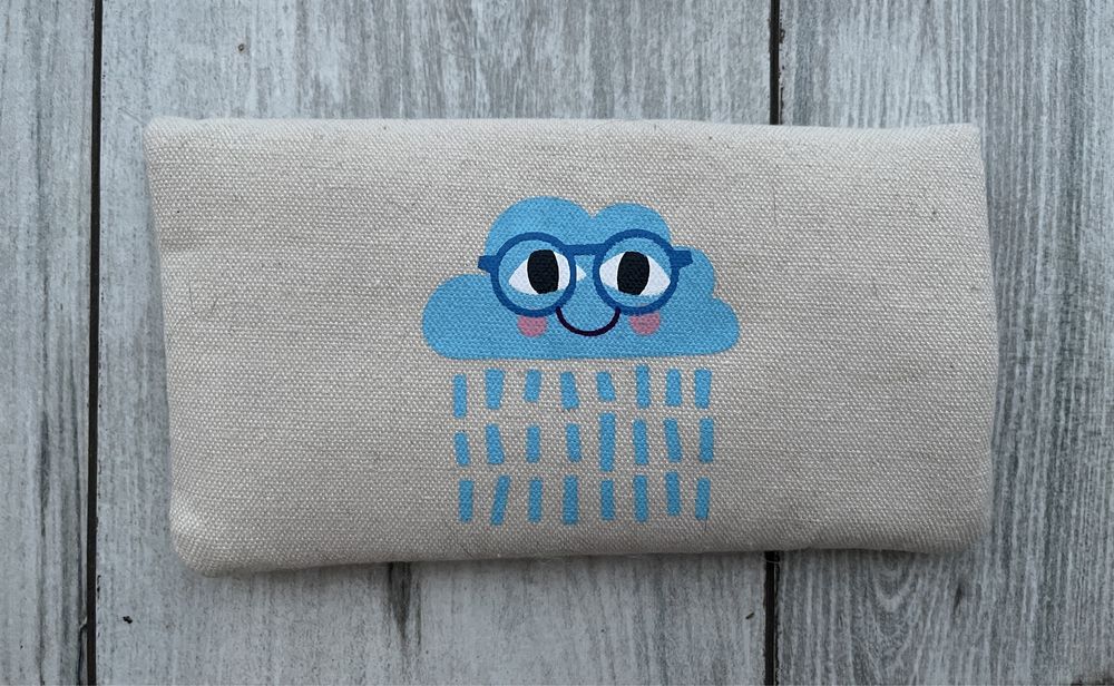 Koperta z materiału portfel albo coś innego