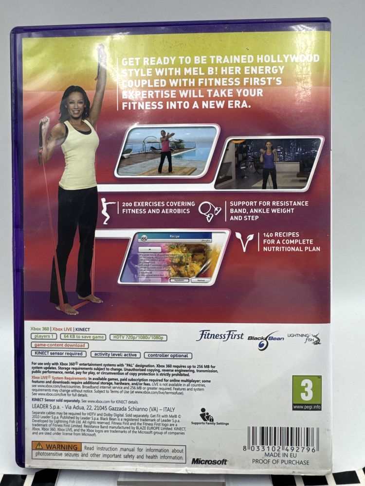 Get Fit With Mel B Kinect Xbox 360 Gwarancja