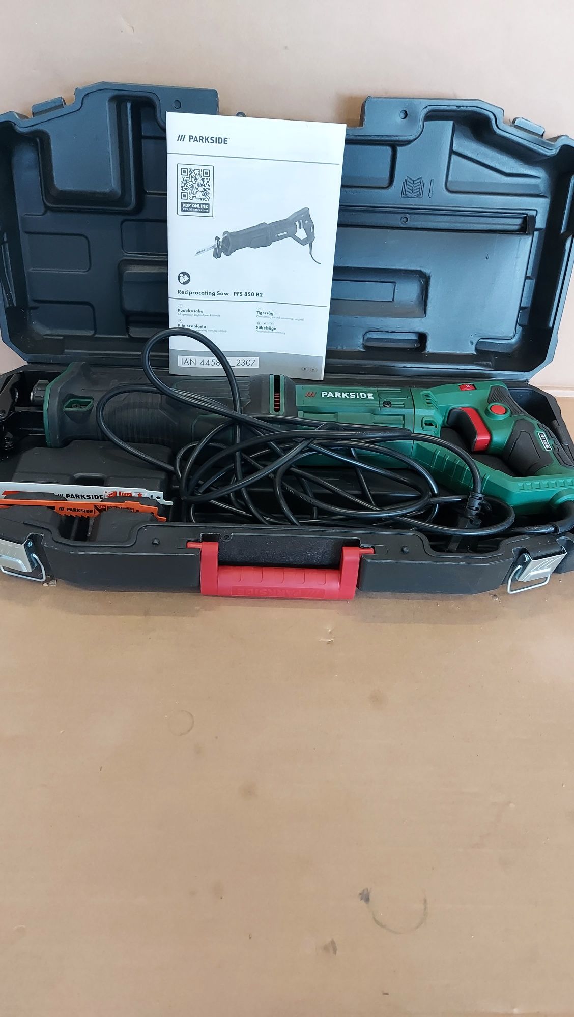 Wyrzynarka Parkside PFS 850 B2, 850 W