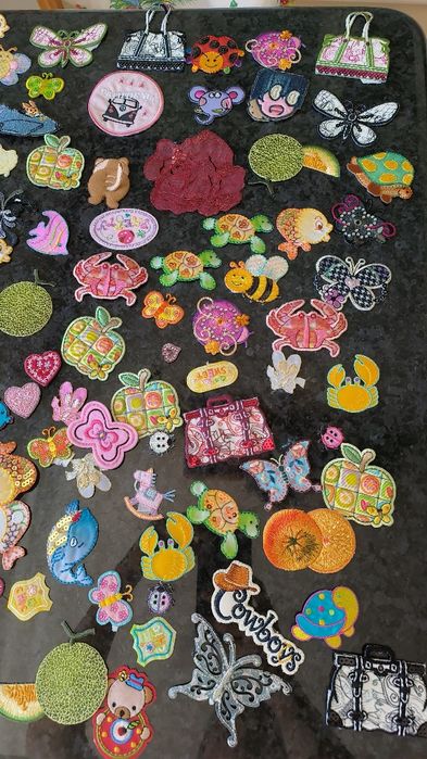 Adesivos para roupa etc