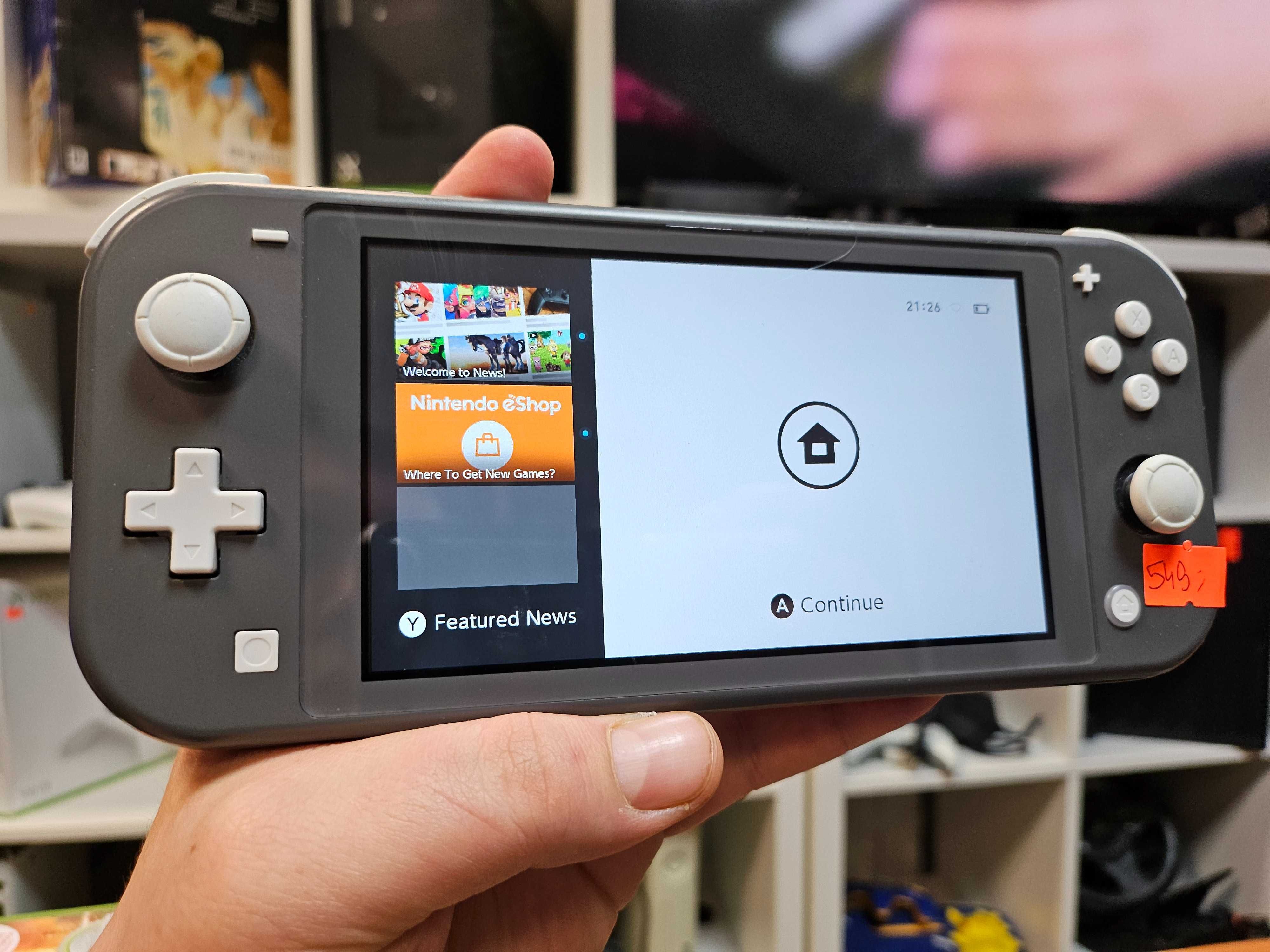 Konsola Nintendo Switch Lite szara SklepRetroWWA 100% Sprawna