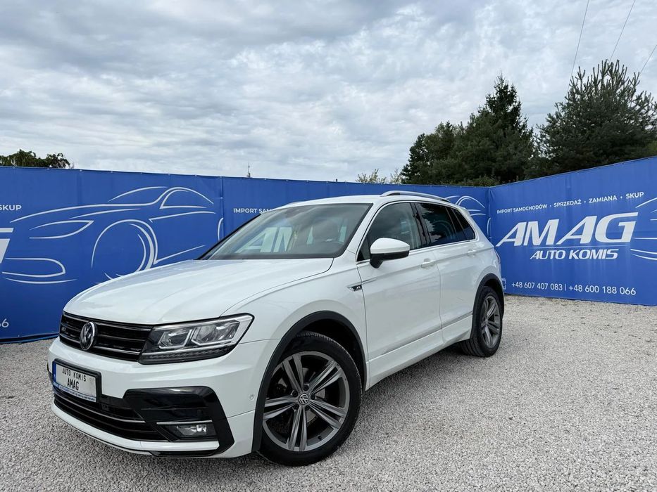 Volkswagen Tiguan R-Line*2xKluczyk*Kamera*Tablet*Led*Nawi*Klima*Gwarancja w cenie*