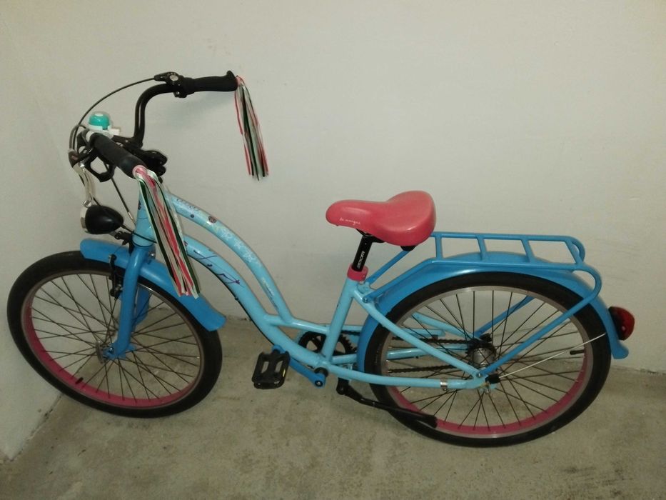 rower dla dziewczynki typu cruiser medano 24"