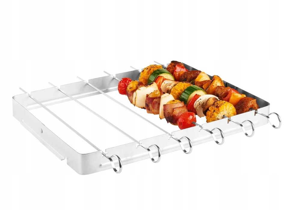 Grillmeister Zestaw Szpikulców Do Grilla W Składanej Ramce 6 Szt.